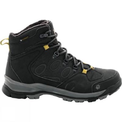 Botas Jack Wolfskin Cold Terrain Texapore Mid Hombre Negras - Chile RPO457196